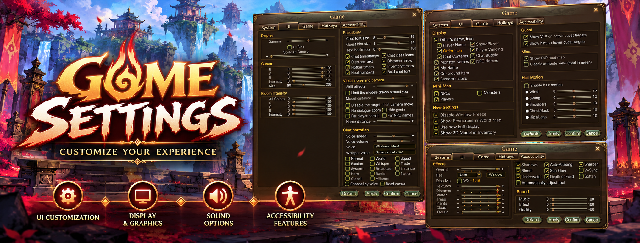 Settings Menu